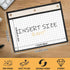 LOPYXBR 20 8.5x11 Inch 3-Rings 8.5x11 PCS Horizontal Job Ticket Holders Dry Erase Pockets Reusable Sleeves Black Work
