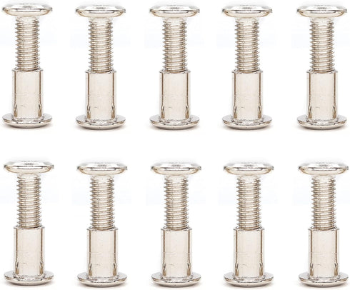 binifiMux 10-Set M8x16mm Rivet Countersunk Hex Socket Cap Bolts and Hex Head Barrel