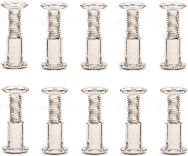 binifiMux 10-Set M8x16mm Rivet Countersunk Hex Socket Cap Bolts and Hex Head Barrel