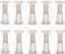 binifiMux 10-Set M8x16mm Rivet Countersunk Hex Socket Cap Bolts and Hex Head Barrel