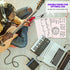 Scribbledo 10 Pack Dry Erase Music Staff Lap White Boards, 9"X12", Double Sided, Includes 10 Erasers