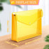 B4 Plastic Expanding File Folders Wallet, Colorful Document Organizer with Snap Closure for Office, 14 Pack