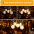 55FT 26 Dimmable G40 Bulbs, 2200K E12 OHLUX Outdoor String Lights, Shatterproof LED Patio Lights with Plastic