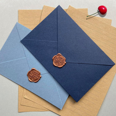 Tuhangcc Set 4x6 (24 12 Premium Velvet-Touch Stationery with Unique Design Colors - Best Paper and Elegant Envelopes