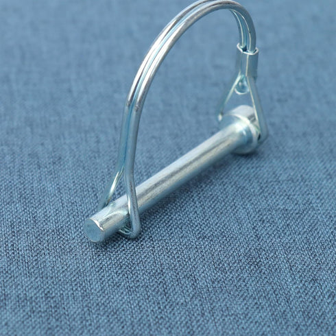 Tivnhuils Trailer Coupler Pin, 2Pcs Zinc Plated Carbon Steel Locking Pin, 1/4" x 2.16"