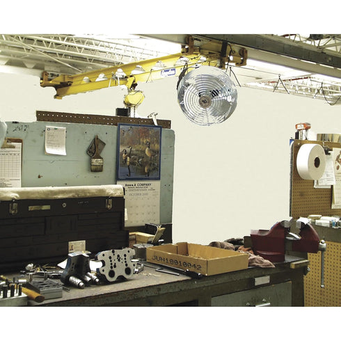 TPI PM2.5 Pipe Mount Adaptor for Industrial Mounted Workstation Fan, 2-1/2" Pipe Diameter