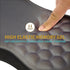 Hokafenle Ergonomic Mouse Pad with Wrist Support, Memory Foam & Non-Slip PU Base, 12x8 inch, Gray