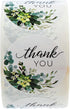 Boho Greenery Thank You Stickers, 500 Floral Labels Roll, 1.5" Round Envelope Seals, Made in The USA