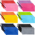 EOOUT 35pcs Zipper Pouches, Waterproof Bill Size Pencil Case Bags for Office Supplies and Travel Accessories in 12