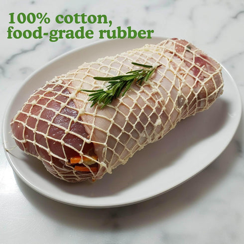 Regency Wraps Roast Sock - Elasticized Twine Tube for Forming Meat, Pack of 2, Perfect for Holidays