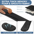 ABRONDA Set Office Ergonomic Memory Foam Computer Mouse and Keyboard Wrist Rest pad Support Carpal Tunnel, Wrist Rest