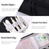 CICIMELON Large Pencil Case - Big Storage Pen Pouch Bag with Compartment for School Supplies, Upgraded Black