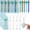 Geyoga 75 Pcs Earth Day Gifts Bulk Retractable Earth Pens Rotating Globe