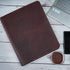 Heavy Duty Full Grain Leather Journal Cover, Refillable Cahier XXL, Handmade Leather Journal Cover - Brown