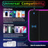 RGB Gaming Mouse Pad with 15W Wireless Charging - Extra Large LED Mousepad, Ergonomic Design