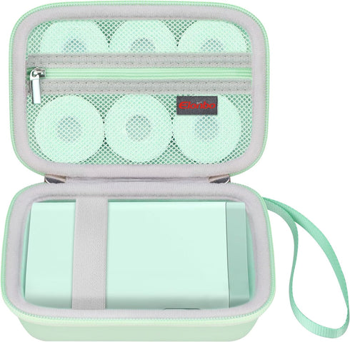 Portable Carrying Case for Nelko P21 / TYPONOS P21 Label Maker Machine, Small Bluetooth Label Printer Travel Bag