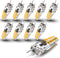 GY6.35 LED Bulb, 2W Equivalent 20W Halogen, 2700K Warm White, Non-Dimmable, 10 Pack for Landscape Chandelier