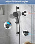 25 Inch SUS304 All Metal Shower Slide Bar with Adjustable Handheld Shower Head Holder, Stainless Steel Shower Rail