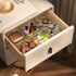 Hudgan 24 PCS Clear Plastic Drawer Organizer Set, Stackable Square Vanity Organizers for Makeup, Bathroom, Office Desk