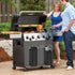 2 20 6 6 PCS Upgraded Grill Tool Storage Caddy, Hollow Design - Automatic Drainage, Storage and Grilling in One, X X