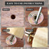 12pcs Round Base T-Nut, 1/4"-20 Carbon Steel Iron Plate Nut Screw-in T Nuts for Furniture Hardware Accessories