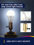 2 Pack 3 Way LED Light Bulbs, 30 70 100W Equivalent, Daylight White 5000K A19 E26, Indoor 3-Way Light Bulbs for Desk &