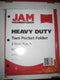 jam Paper 2 Pocket 3 Hole Punched Plastic Presentation School Folder - Red