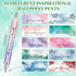 Yeaqee 50 Pcs Motivational Quotes Ballpoint Pens Bulk, Stylish Retractable Gift Pens for Women Students, Pastel Style