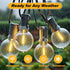 Adirxon 50-Pack G40 Bulbs 0.6W E12 2700K Bulbs Commercial LED Replacement Light Bulk Shatterproof Base Warm White