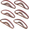 WORKPRO 24 Pack 1/2 x 18 Inch Sanding Belts, Aluminum Oxide Abrasive for Woodworking, Metal Polishing