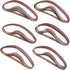 WORKPRO 24 Pack 1/2 x 18 Inch Sanding Belts, Aluminum Oxide Abrasive for Woodworking, Metal Polishing