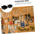 4pcs Set OUNONA Pegboard Organizer Wall-Mounted Bins Cup Holders for Tools Wrench Storage Construction for Workbench