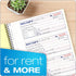 Adams 2-Part 7-5/8" 11", 200 Sets 4 (SC1182), Money and Rent Receipt Book, Carbonless, x Spiral Bound, per Book