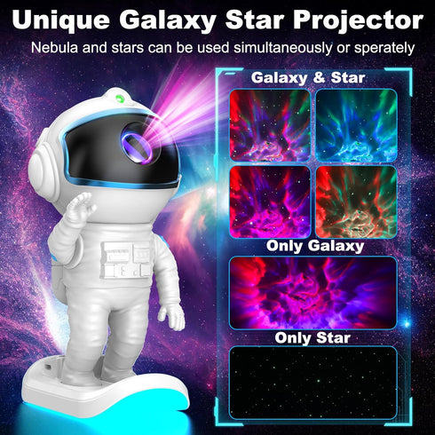 Stbands Galaxy Projector, Star Projector Night Light with Timer and Remote for Bedroom, Kids Room Decor, Adjustable