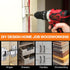 17pcs VIX Bits Self Centering Drill Bit Set, 1/4" Hex Shank Hinge Tapper Core Drill Bit Set for Woodworking