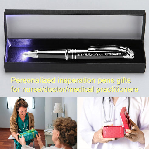 Personalized BSN Medical Doctor Pens - Nursing Assistant Gifts for RN Nurse School Student Graduation