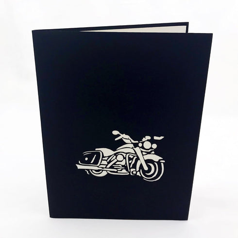 Liif Motorcycle Mania Father's Day Pop Up Card for All Occasions, Birthday, Congratulations Card, Unique Gifts
