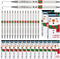 Sayglossy 36 Sets Glitter Christmas Pens Gifts Bulk Christmas Employee Appreciation Gifts Ballpoint