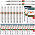 Sayglossy 36 Sets Glitter Christmas Pens Gifts Bulk Christmas Employee Appreciation Gifts Ballpoint