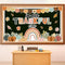 Fall Pumpkin Bulletin Board Decorations, Thanksgiving Classroom Decor with Autumn Leaves Pumpkin Cutouts