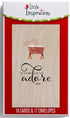 DaySpring Little Inspirations O Come Let Us Adore Him - 16 Christmas Boxed Cards, KJV (10369)