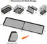Desk Organizers and Accessories, DIY Desktop Organizer with Pen Holder, Phone Holder, Sticky Note Tray, Office Supplies