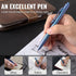Premium Titanium Ballpoint Pen with Smooth Gel Ink, Luxury Writing Instrument for Business, Office & Daily Use -