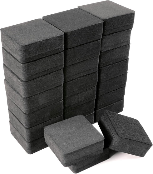 Glassboard Studio Mini Dry Erase Foam Erasers, Bulk Pack of 24 2in x 2in for White Boards and Glass Boards, Perfect for