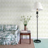 Leaf Wallpaper Peel and Stick Wallpaper Boho Green Contact Paper Farmhouse Bathroom Wallpaper Self Adhesive Removable Wallpaper for Bedroom Modern Neutral Wallpaper Waterproof White 17.3"x197" by Aniboo