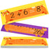 Number Line Dry Erase Boards, Double Sided Writable Math White Board for Kids, 26 Packs