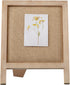 SOFE Small Bulletin Board for Desk, 12"×15" Linen Pin Board with Stand, Tabletop Memo Display Board for Home Office