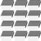 Smarpau Mesh Zipper Pouch, 96 Pack Small Zipper Pencil Pouch, Multipurpose Waterproof Bags for Travel, Black