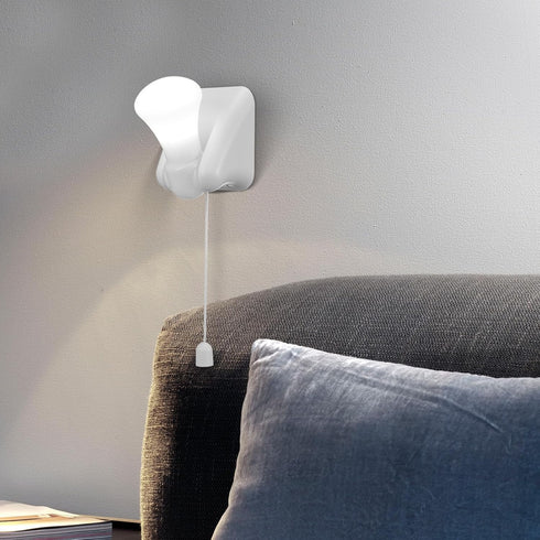 Bulb Closet OSALADI Portable Led Wall Mount Light Battery Operated Self Adhesive Night Light with Pull Chain
