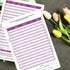 Receipts Envelope Organizer, Expense Envelope for Auto Mileage and Business Expense Tracker, 12 Pack (Purple)